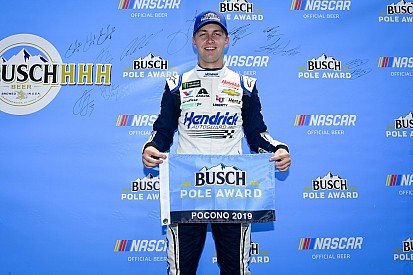 William Byron earns Pocono pole over Kyle Busch