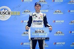William Byron logra la pole en Pocono y Suárez en noveno