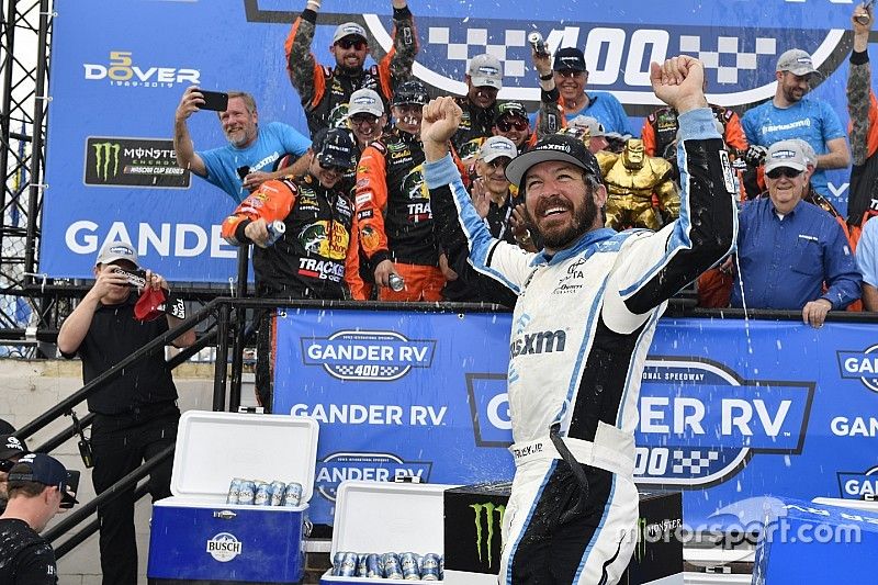 Race Winner Martin Truex Jr., Joe Gibbs Racing, Toyota Camry Sirius XM