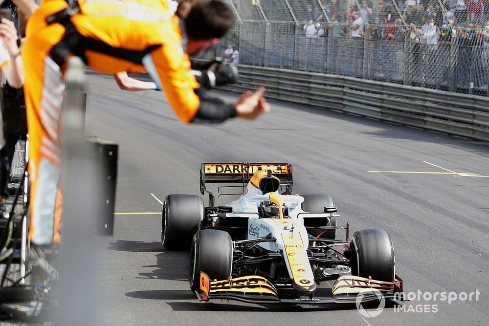 Norris: "Perez was sneller, maar podium in Monaco is waanzinnig"
