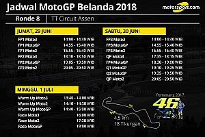 Jadwal lengkap MotoGP Belanda 2018