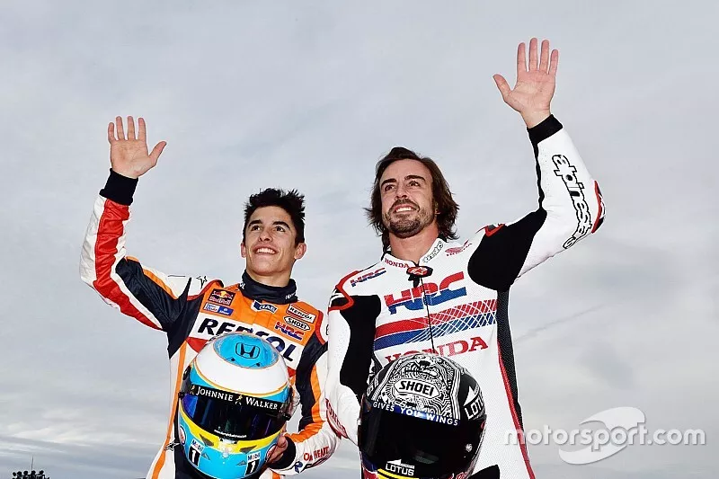 Marc Marquez and Fernando Alonso