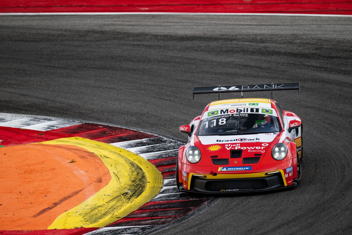 Porsche Carrera: Comparatto e Felipe Baptista lideram primeiro treino livre em Brasília