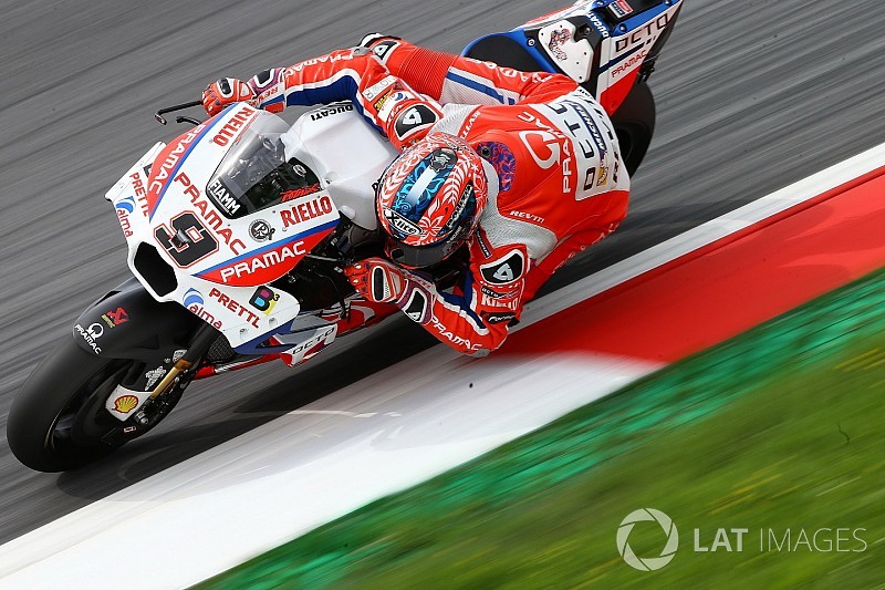 Misano, Libere 2: Ducati al top con Petrucci. Dovi 3° dietro a Vinales