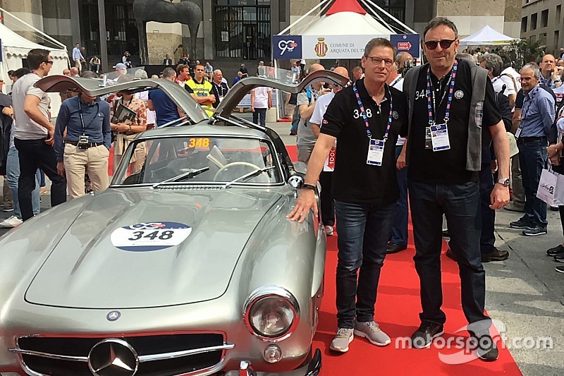 Mille Miglia: Chinchero con Maylander sulla Mercedes 300 SL ufficiale!