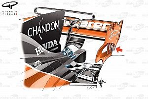 Formel-1-Technik: Der neue T-Flügel am McLaren MCL32