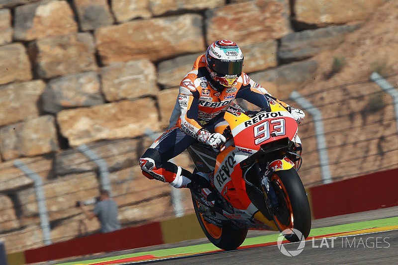 FP3 MotoGP Aragon: Marquez tercepat, Rossi lolos Q2