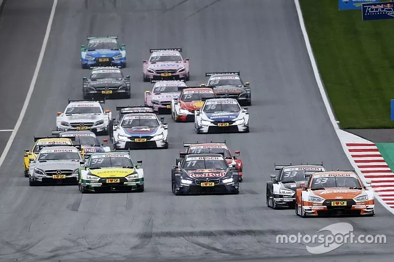 Start zum Sonntagsrennen der DTM am Spielberg-Wochenende 2017