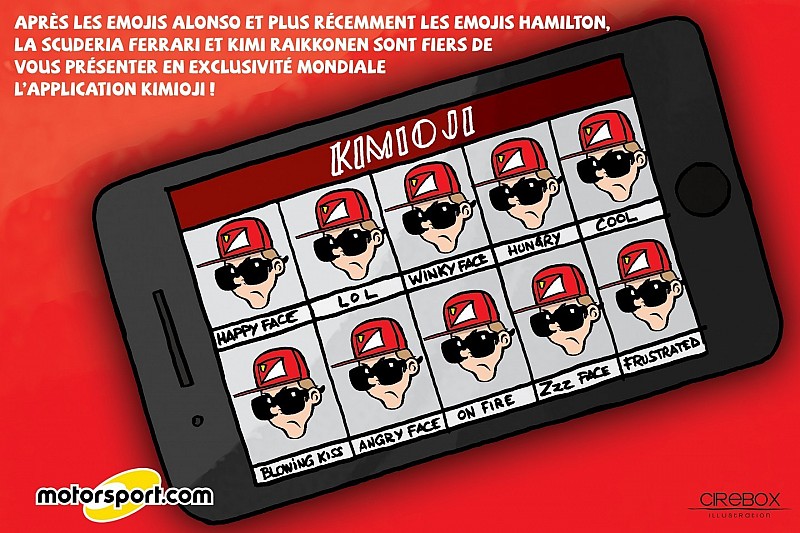 L'humeur de Cirebox - Après Alonso et Hamilton, voici les emojis Räikkönen