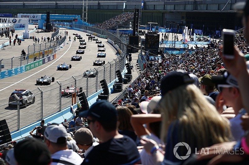 La grille de départ de l'E-Prix de Berlin