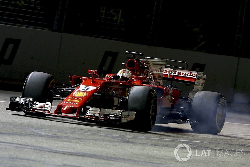 Vettel merasa beruntung setelah membentur dinding di Q3