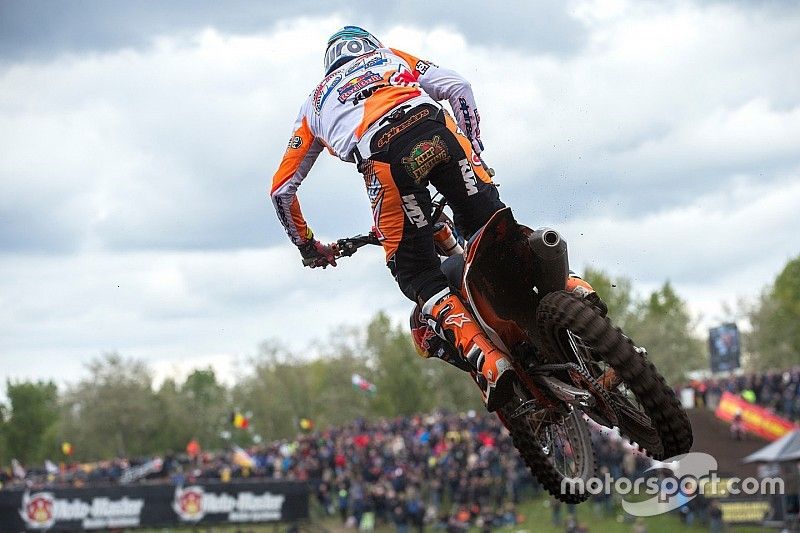 MXGP Frankrijk: Nagl wint eerste race, Herlings vijfde