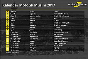 Jadwal resmi kalender MotoGP 2017