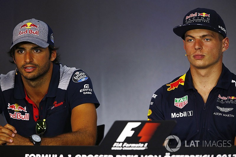 Sainz: "Siendo sincero, disfruté mucho como compañero de Verstappen"