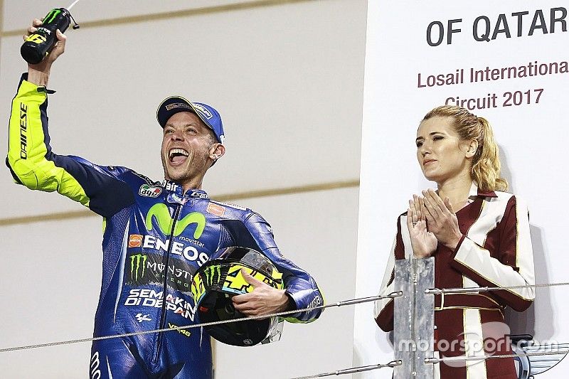 Podio: Valentino Rossi, Yamaha Factory Racing