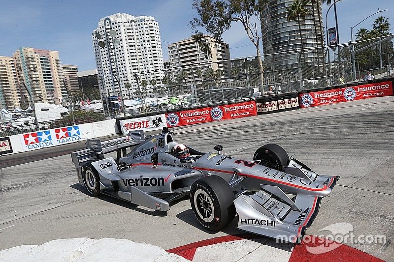 Montoya heads Penske 1-2 in first practice at Long Beach