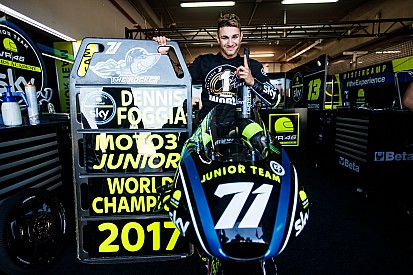 Dennis Foggia è campione del mondo Junior nel CEV Moto3