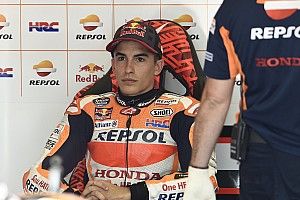 Misano MotoGP: Marquez tops wet warm-up despite crashing