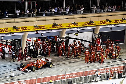 Ebben a bajnokságban a Ferrari csak a negyedik: kerékcserék