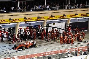 Ebben a bajnokságban a Ferrari csak a negyedik: kerékcserék