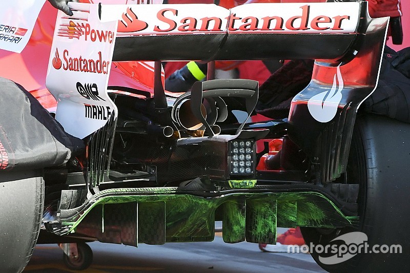 Test Hungaroring: la Ferrari prova un diffusore per le piste veloci!