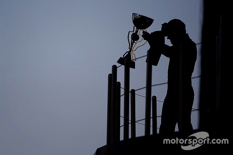 Podium: race winner Valtteri Bottas, Mercedes AMG F1