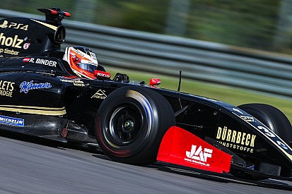 Austin F3.5: Binder claims maiden pole in Lotus domination