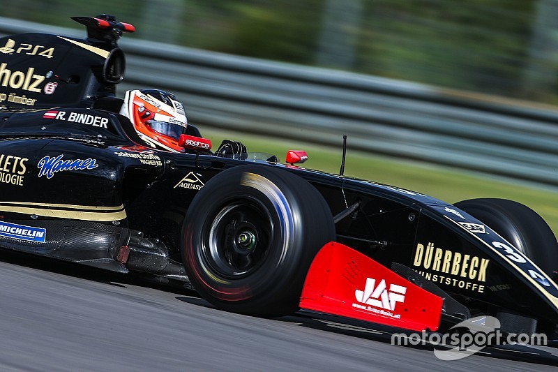 Austin F3.5: Binder claims maiden pole in Lotus domination