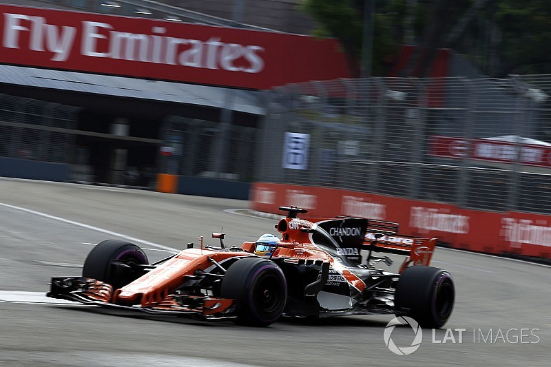 F1シンガポールGP FP3速報:マクラーレンが4&5番手! 首位はフェルスタッペン