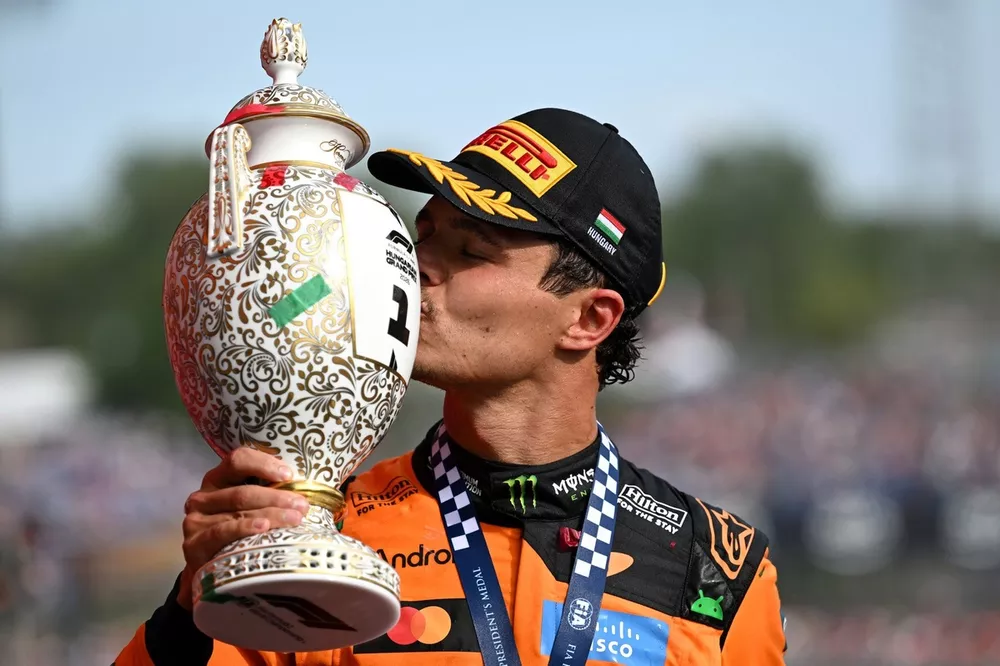 F1 Hungarian GP: Lando Norris takes first 2026 win as frustrated Oscar Piastri retires