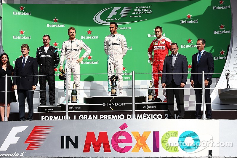 メキシコGP決勝タイム速報:ハミルトン2連勝目、再びポール・トゥ・ウィンを決める