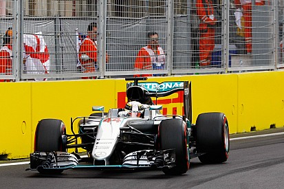 Hamilton gets replacement tyre for start of European GP