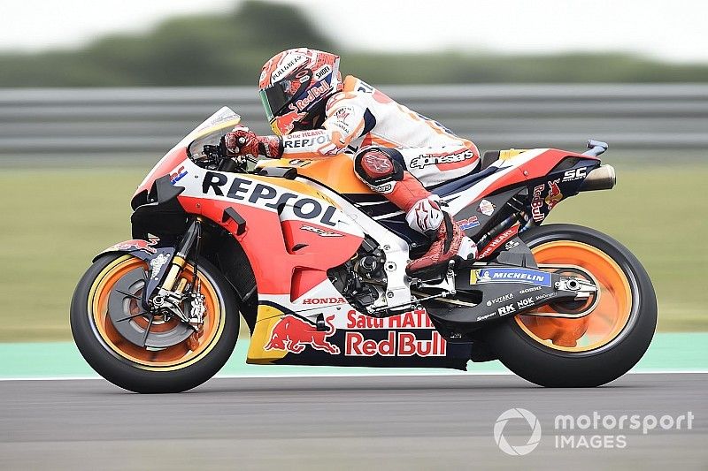 Márquez manda en el warm up de Argentina