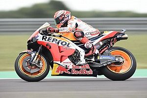 Márquez manda en el warm up de Argentina