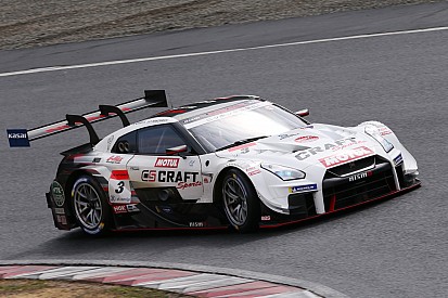 岡山テスト2日目午前|ウエット路面でCRAFTSPORTS MOTUL GT-Rがトップ、日産&ミシュラン勢が上位独占