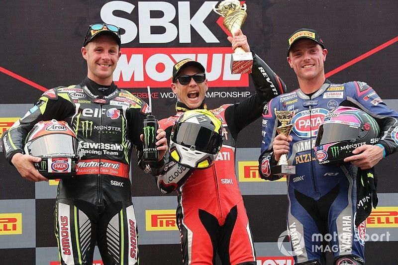 Jonathan Rea, Kawasaki Racing, Alvaro Bautista, Aruba.it Racing-Ducati Team, Alex Lowes, Pata Yamaha