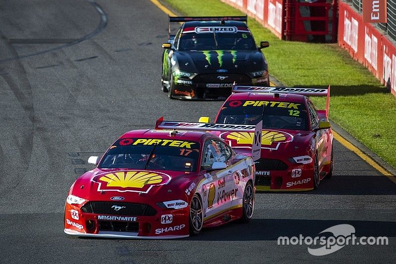 Scott McLaughlin, DJR Team Penske Ford, Fabian Coulthard, DJR Team Penske

