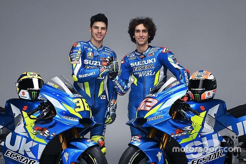 Suzuki presenta oficialmente la moto de Rins y Mir