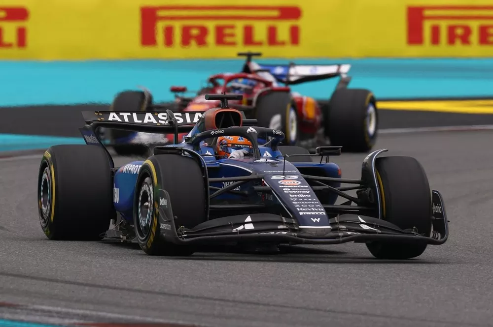 Charles Leclerc, Ferrari, Alexander Albon, Williams