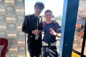 De férias na F1, Bortoleto é atração para jovens talentos do kart na Granja Viana