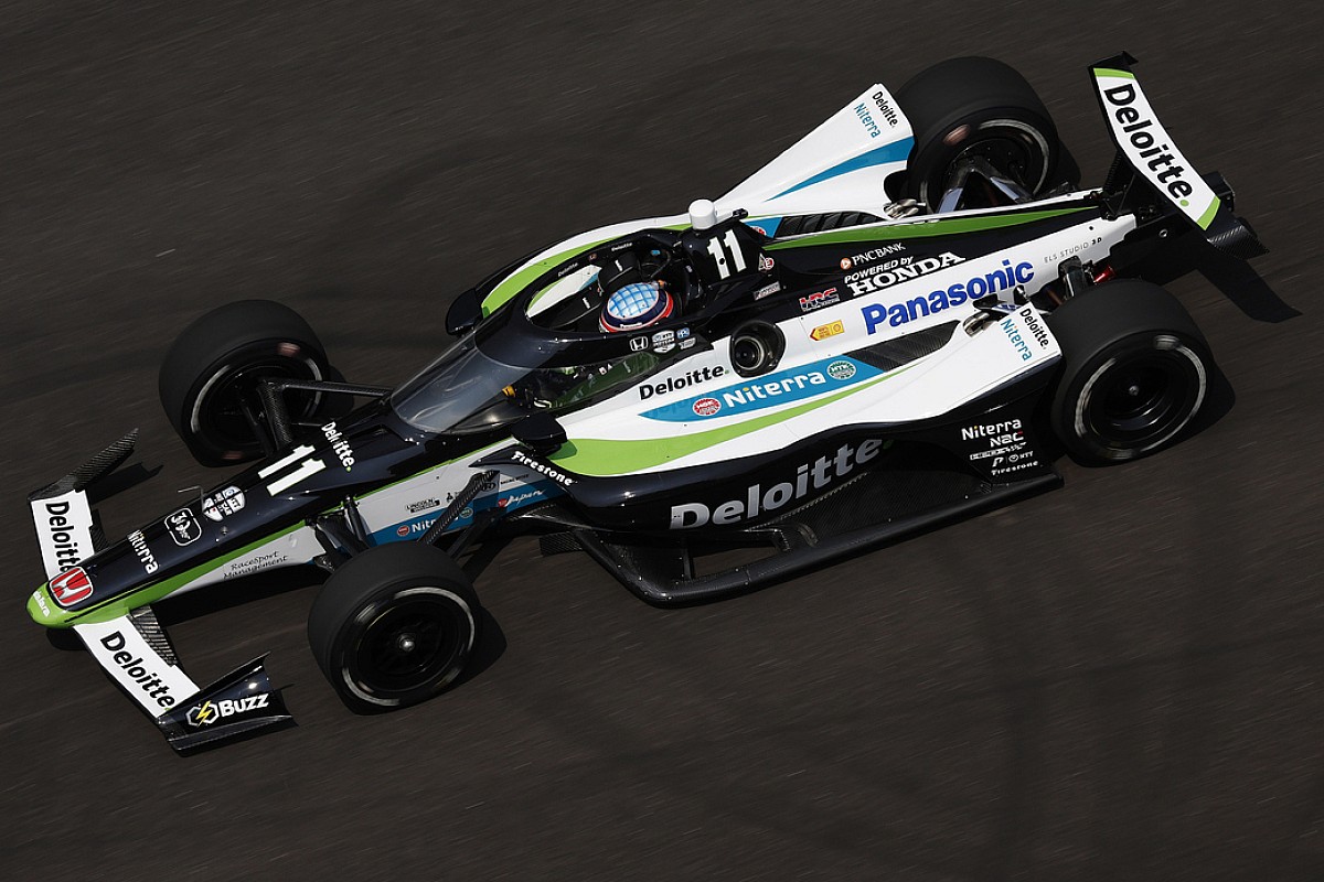 インディカー Indy car タクマ・サトウ 75 佐藤琢磨選手がインディ500用レースカーとスーツをお披露目
