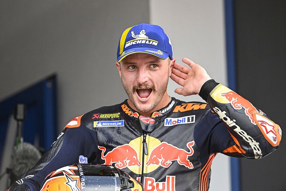 Podio: tercer lugar Jack Miller, Red Bull KTM Factory Racing