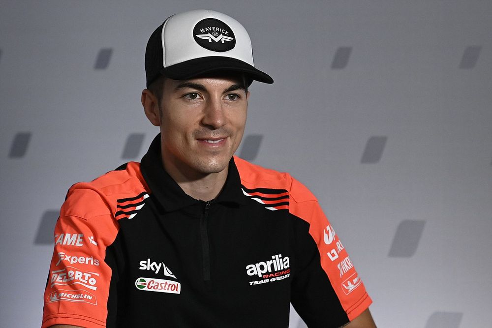 Maverick Vinales Jelaskan Alasan Turun di Aragon bersama Aprilia
