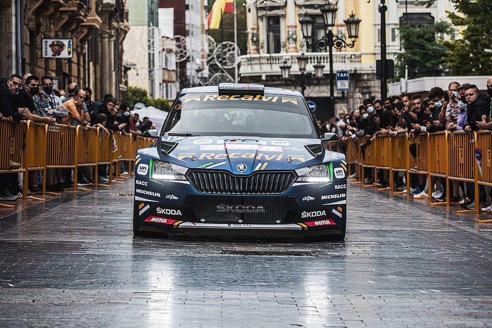 'Cohete' Suárez cierra el primer día del Rally de Asturias en cabeza