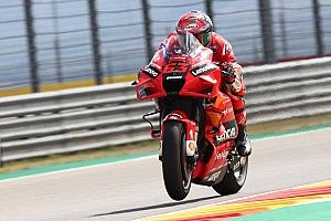Aragon MotoGP: Bagnaia destroys lap record for pole in Ducati 1-2