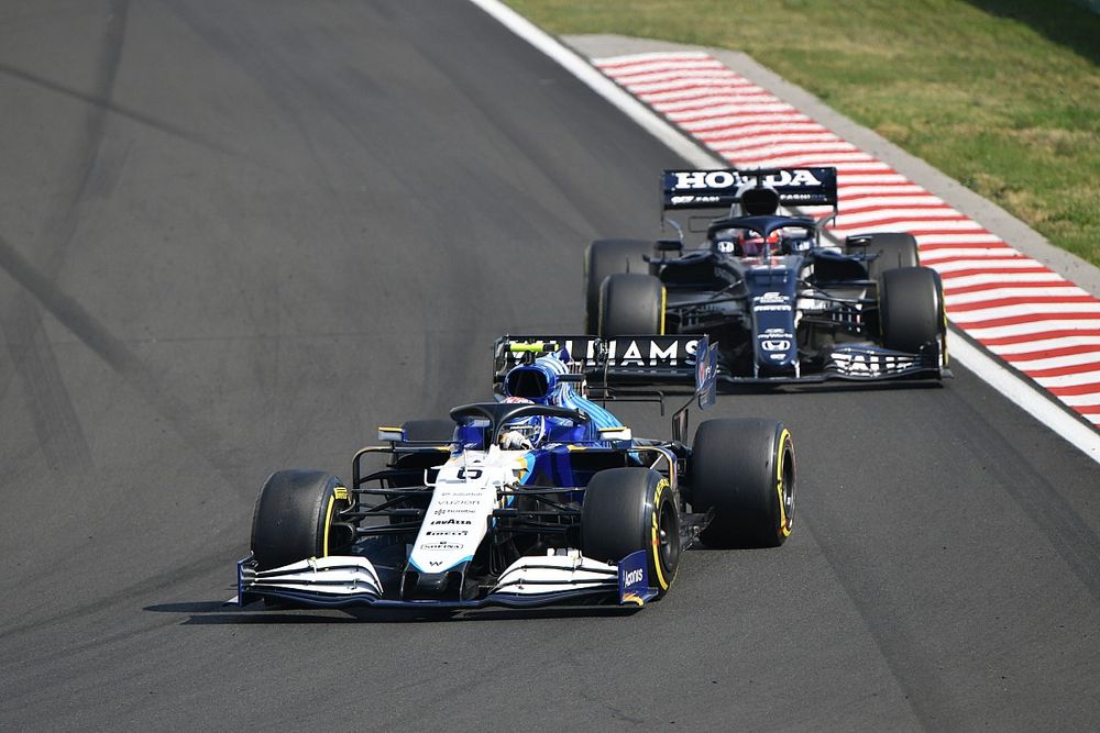 Nicholas Latifi, Williams FW43B, Yuki Tsunoda, AlphaTauri AT02