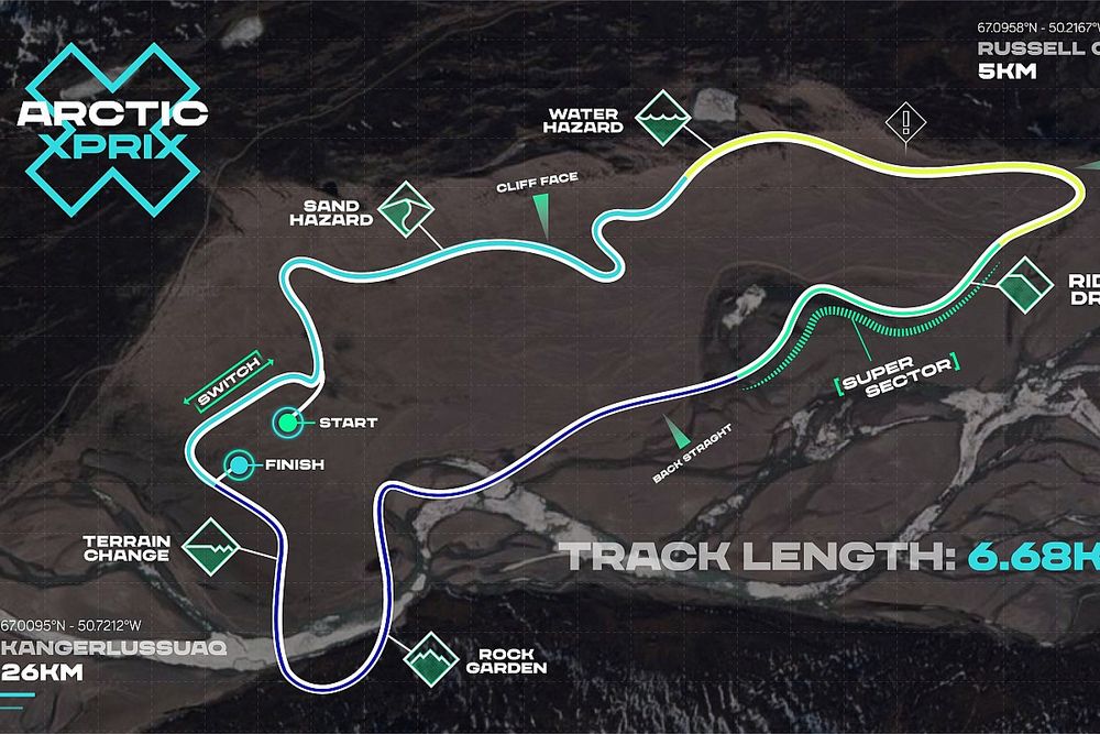 La Extreme E revela el circuito del Arctic X-Prix de Groenlandia