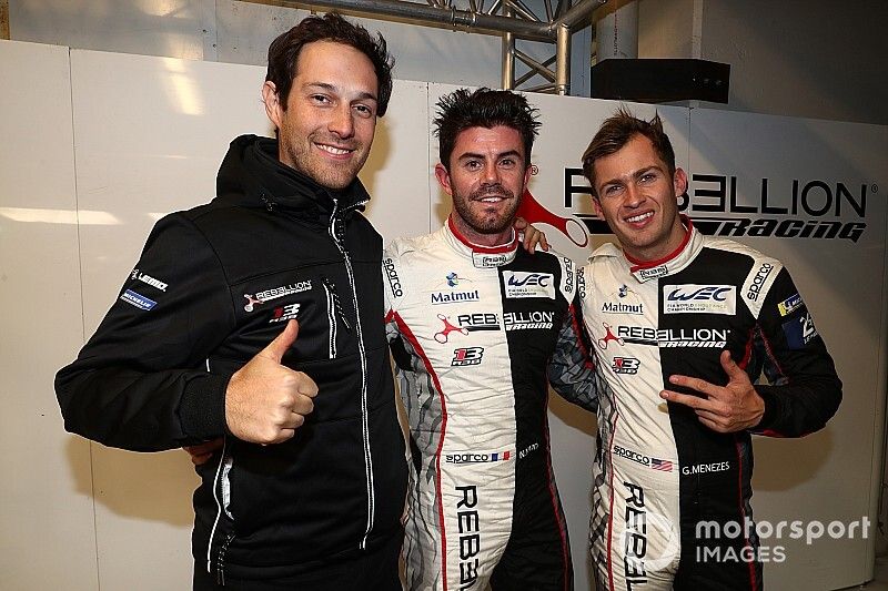 Pole sitter #1 Rebellion Racing Rebellion R13 - Gibson: Bruno Senna, Gustavo Menezes, Norman Nato