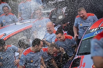 Fotogallery WRC: Hyundai festeggia il primo iride Costruttori