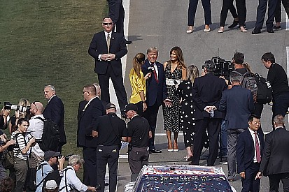 Vídeo: el show del presidente Donald Trump en la Daytona 500